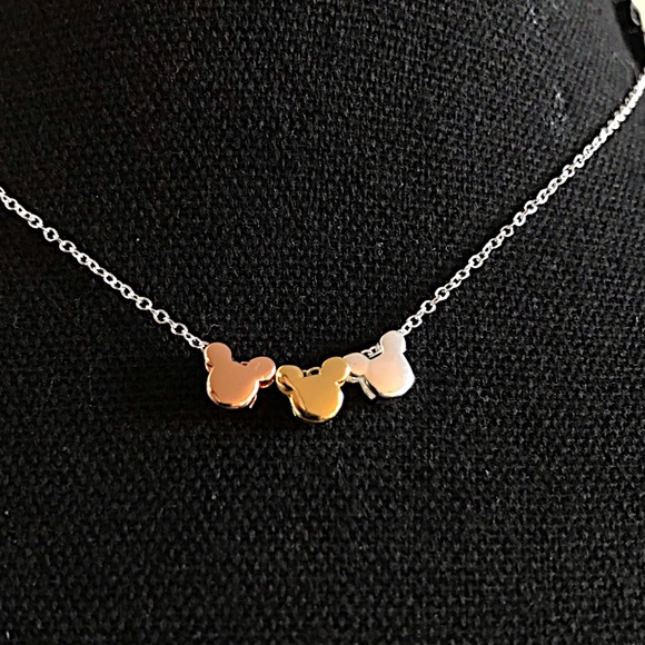 Disney’s Mickey tri tone pendant necklace - Picture 6 of 7